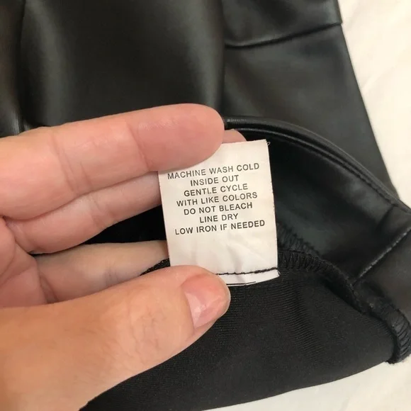 faux leather pencil skirt - Picture 6 of 8